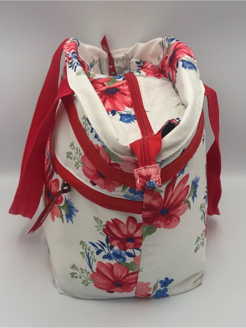 The Pioneer Woman Vintage Cluster Floral Print Insulated Lunch Tote Cooler Bag - Picture 4 of 11